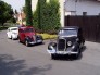 Naše skupinka.... černá Škoda Rapid z roku 1937, můj Fiat 1100 A z roku 1939 a Praga Picolla z roku 1938.